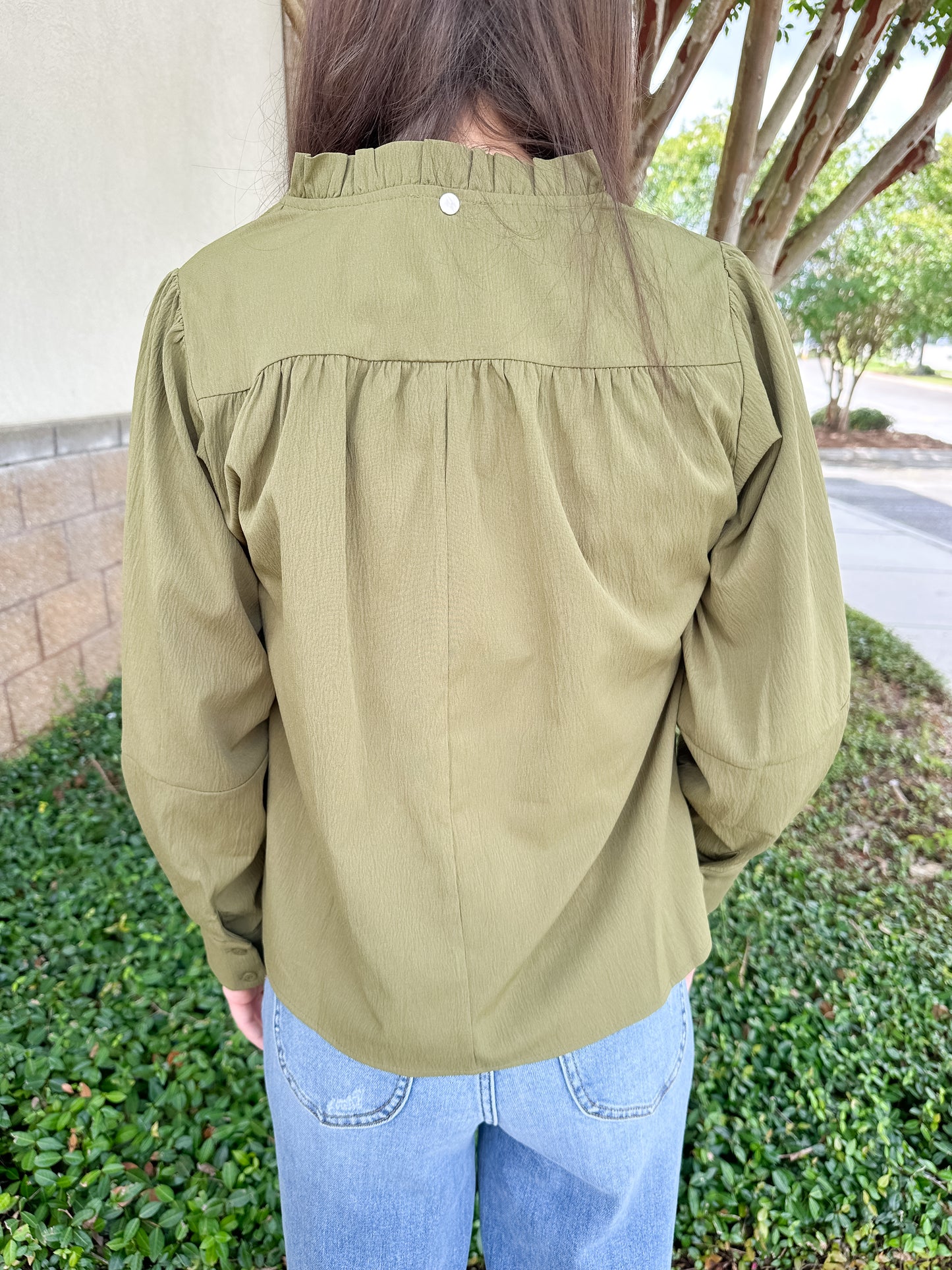 Dixon V-Neck Long Sleeve Top