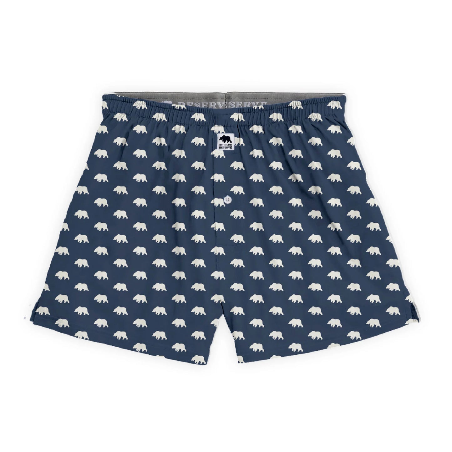 Onward Reserve Bear Logo Performance Boxer-In-A-Bag - Blue Wing Teal