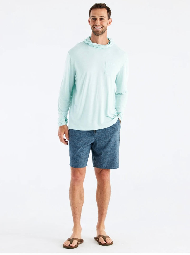 Free Fly Men’s Bamboo Lightweight Hoodie - Glacier