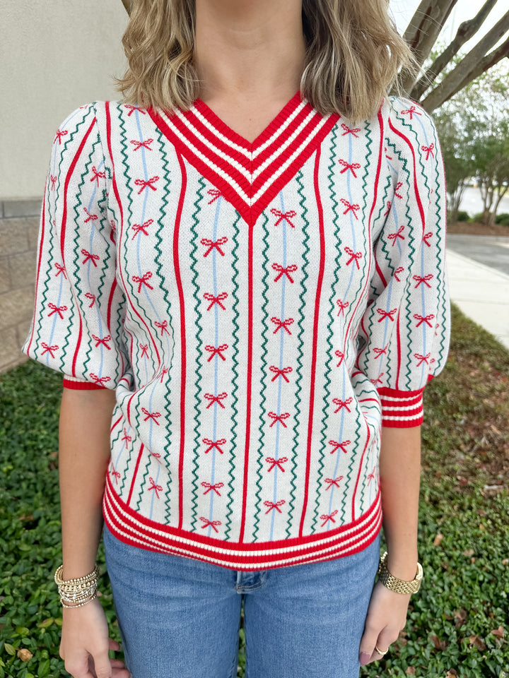 MS Faith Sweater - Ivory In The Bow