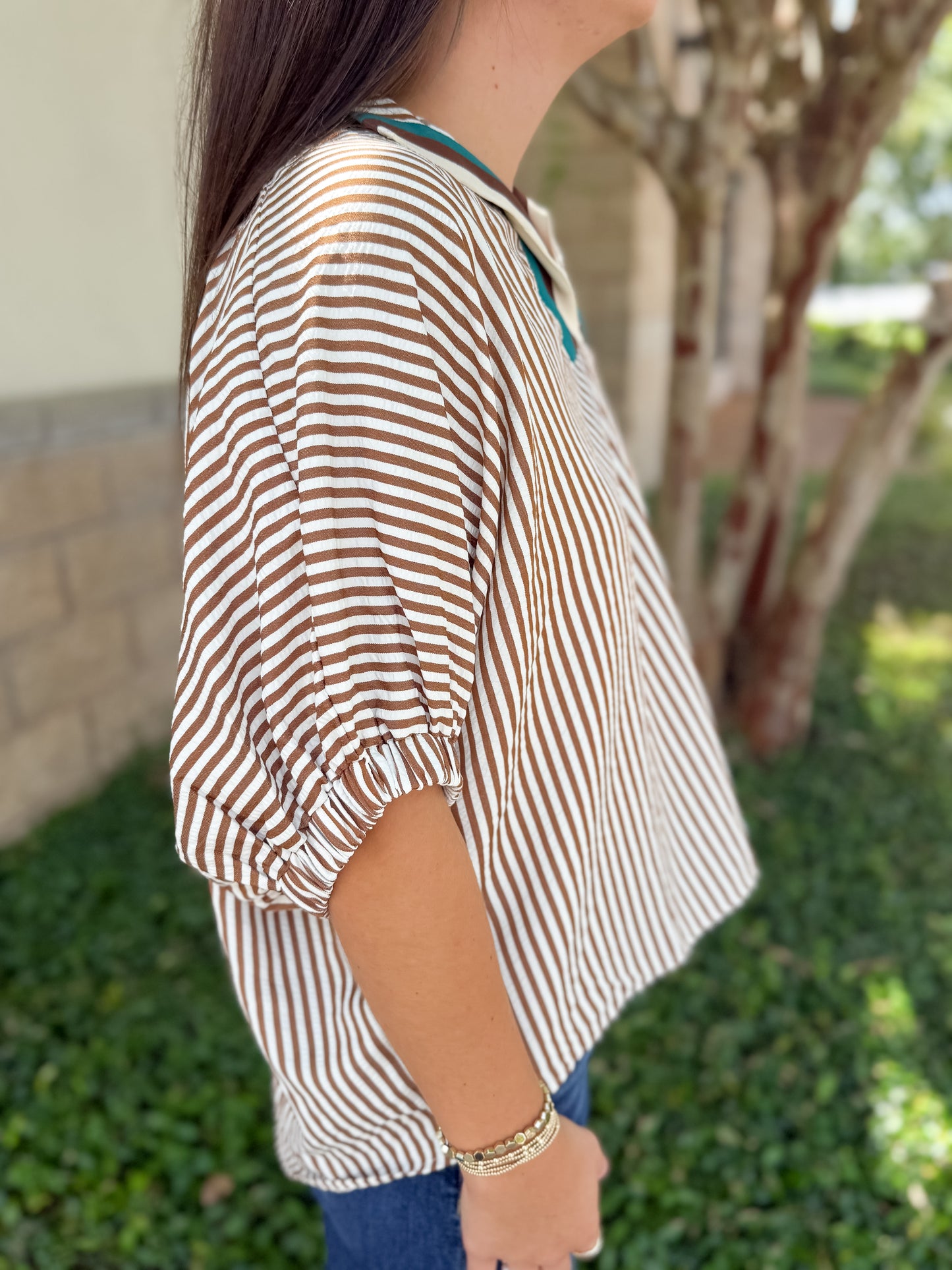 Steph Striped Top
