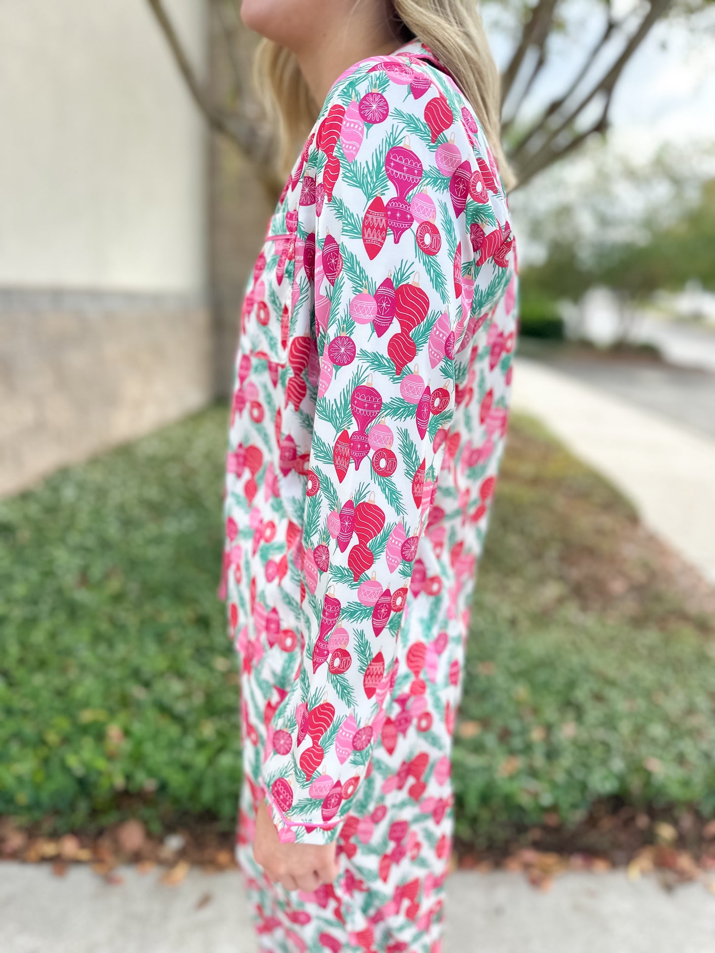 MS Charlotte PJ Pant Set - Trim The Tree