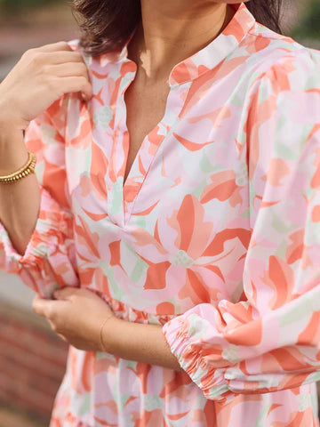 Cooper Dress - Botanical Bliss White