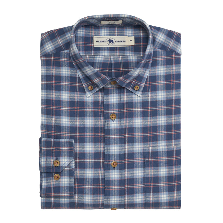 Onward Reserve Saddle Featherweight Flannel - Naval Academy