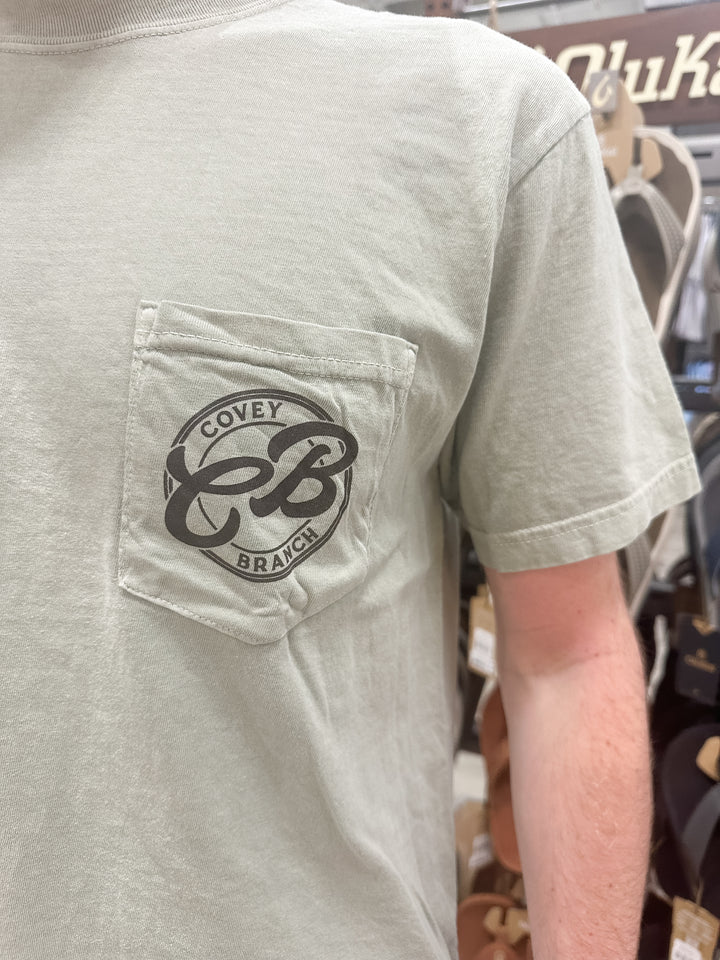 CB Men’s Quail Postcard S/S Pocket T-Shirt - Sandstone