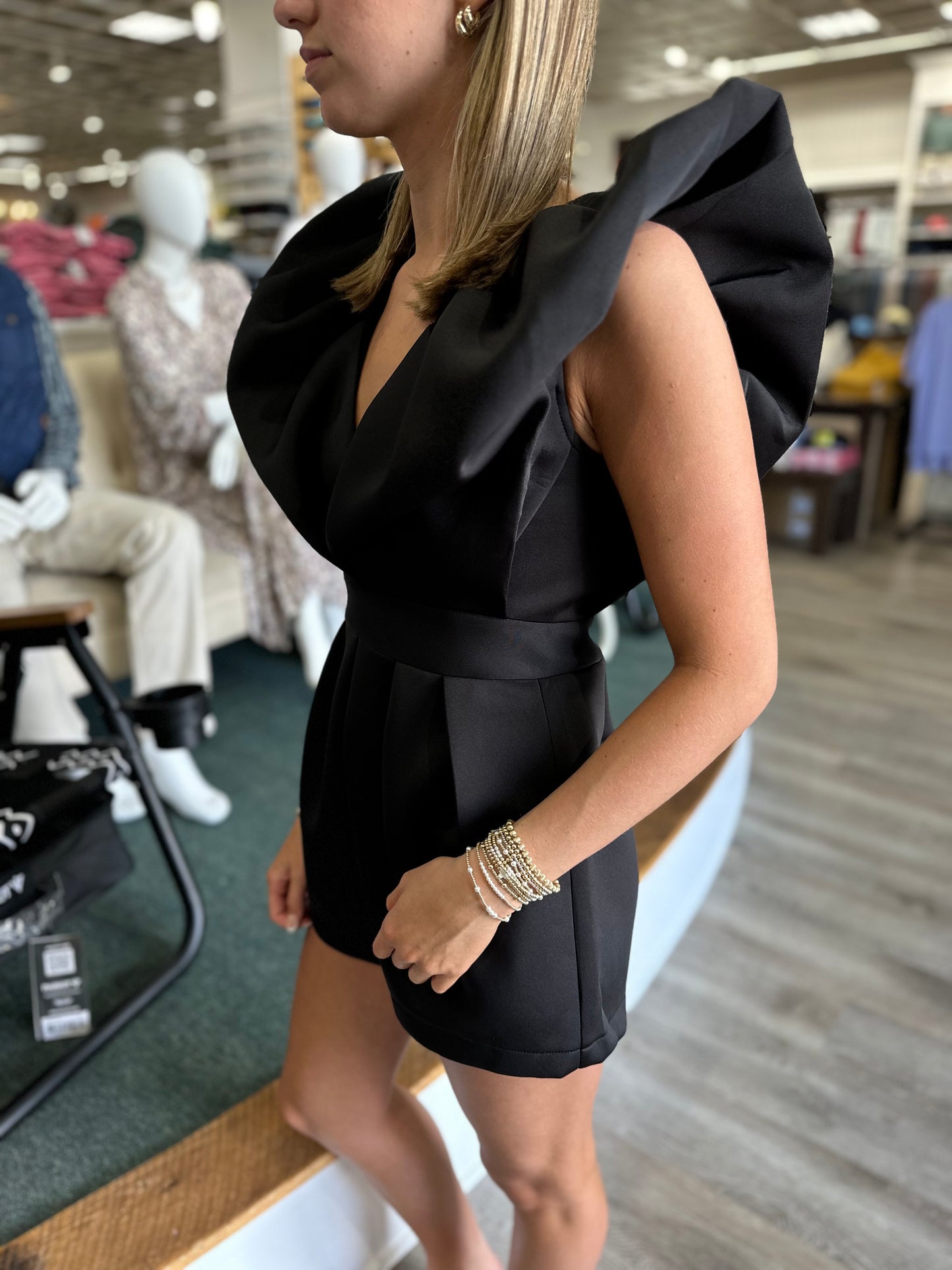 Kaylee Romper - Black