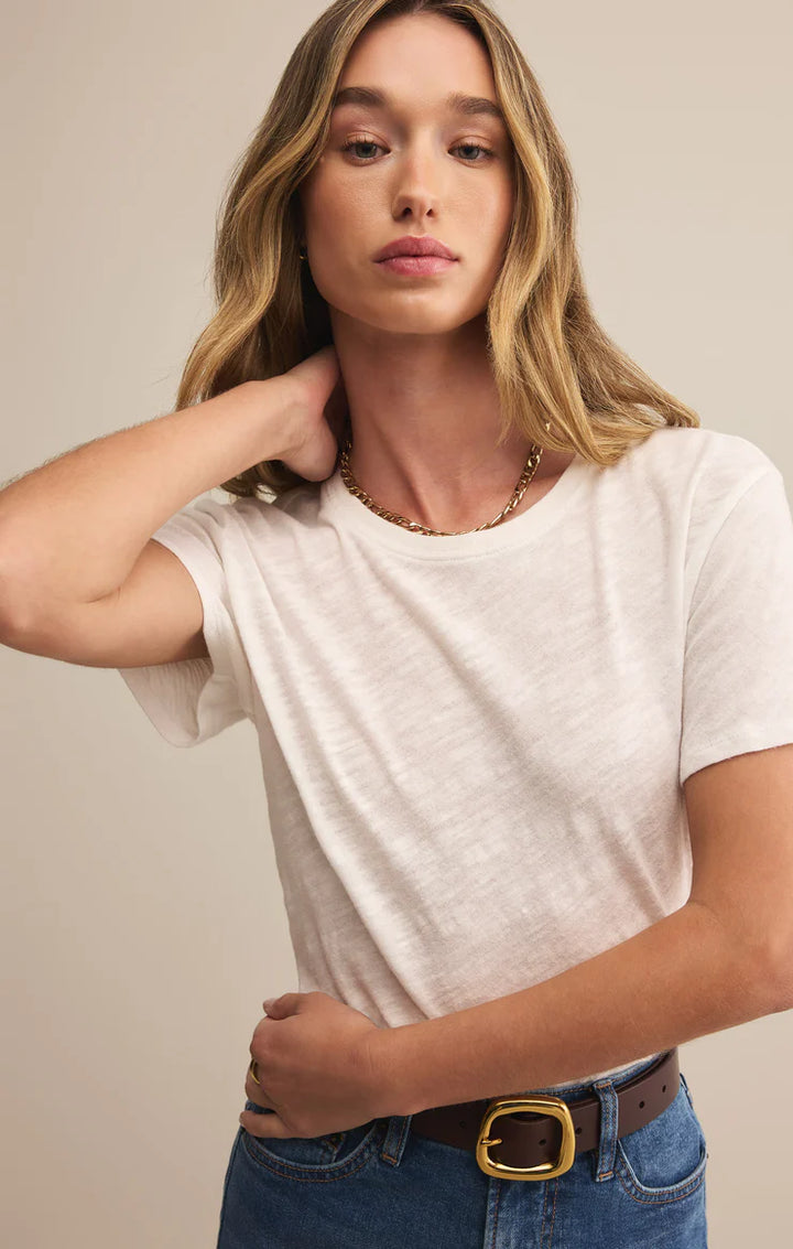 Foundation Slub Tee - White