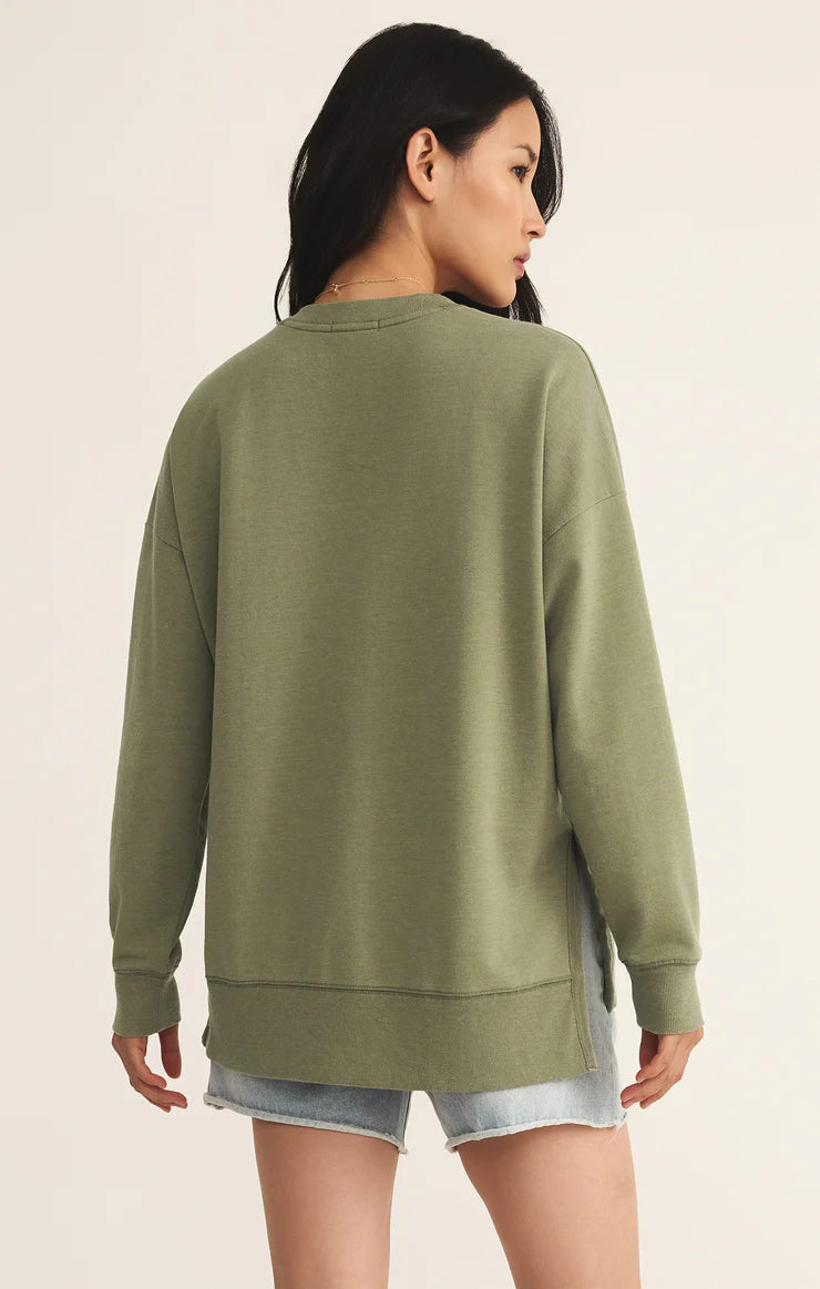Modern V-Neck Weekender Sweatshirt Z Supply