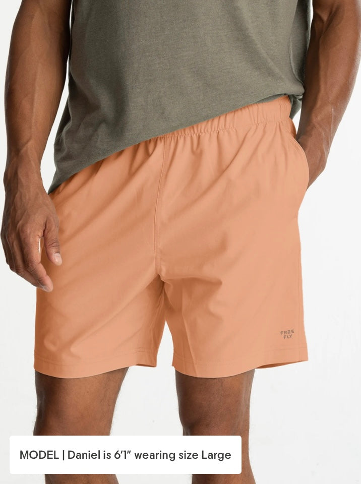 Free Fly Men’s Breeze Short 6” - Rust