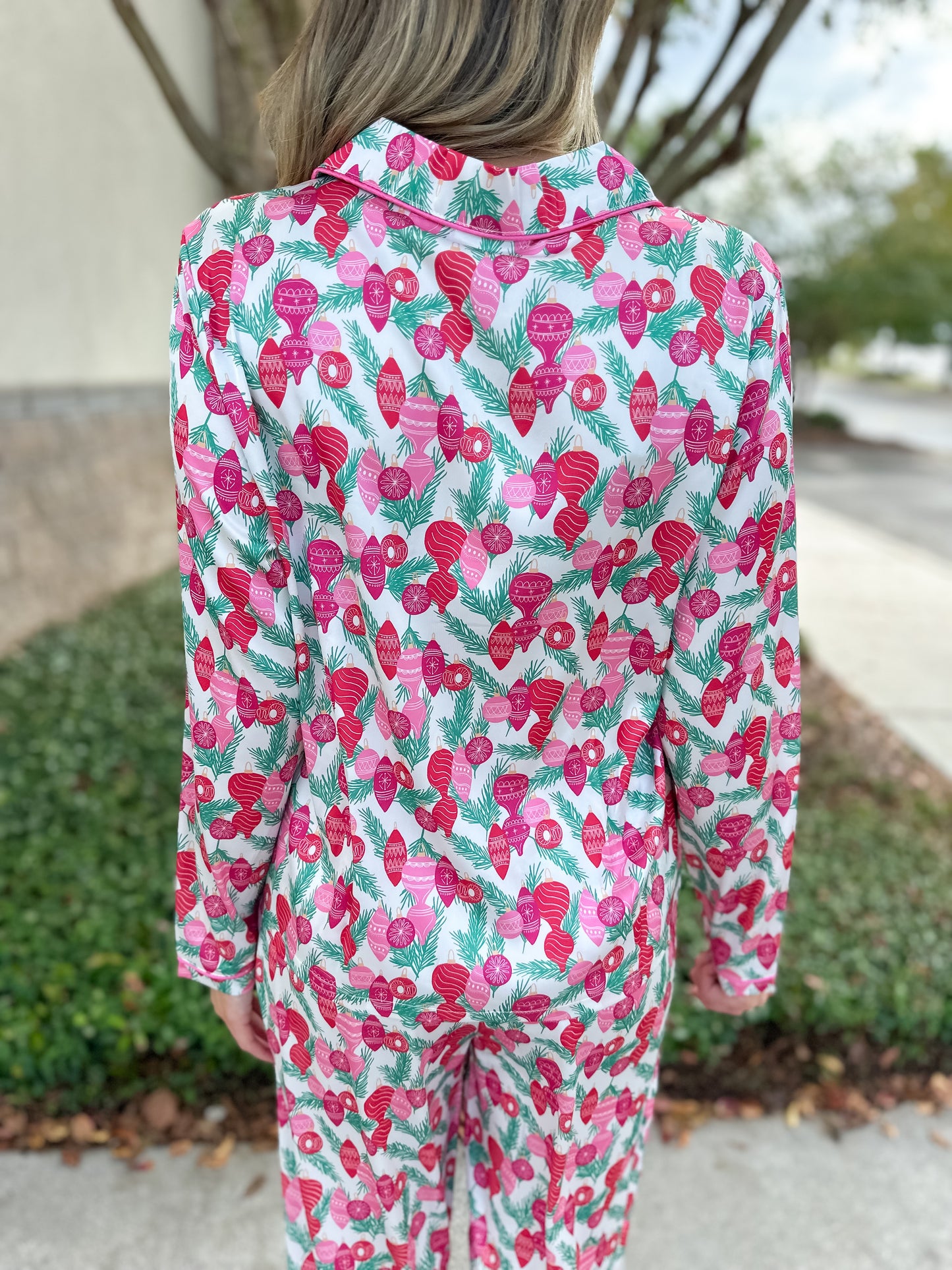 MS Charlotte PJ Pant Set - Trim The Tree