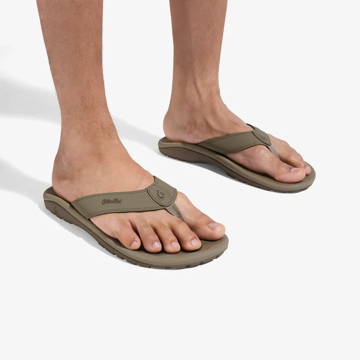 OluKai Men’s ‘Ohana Water-Friendly Beach Sandal - Clay|Mustang