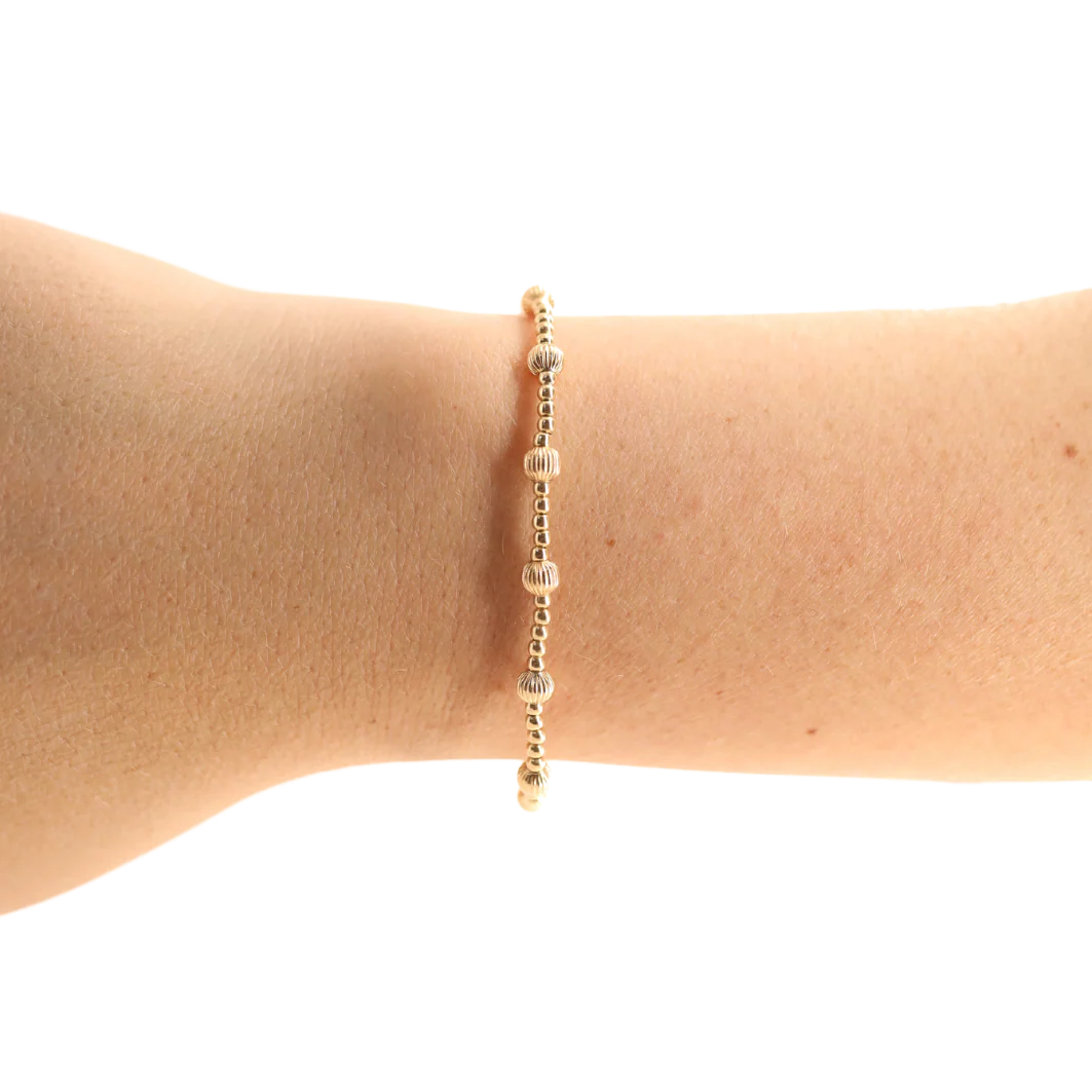 Beaded Blondes Lively Fluted Bracelet