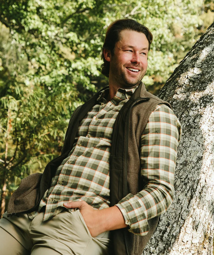 SSCO Men’s Brushline Fleece Vest - Espresso