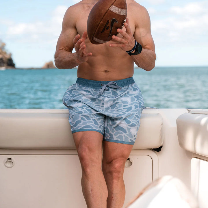 Burlebo Men’s S26 Swim Trucks - Seaside Camo