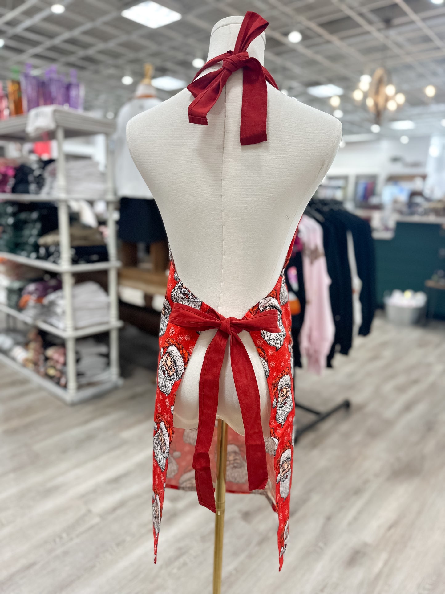 Simply Holiday Apron - Santas