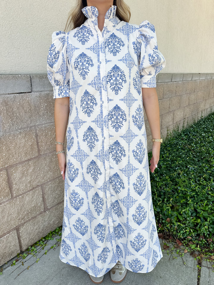 Lane Printed Maxi Dress
