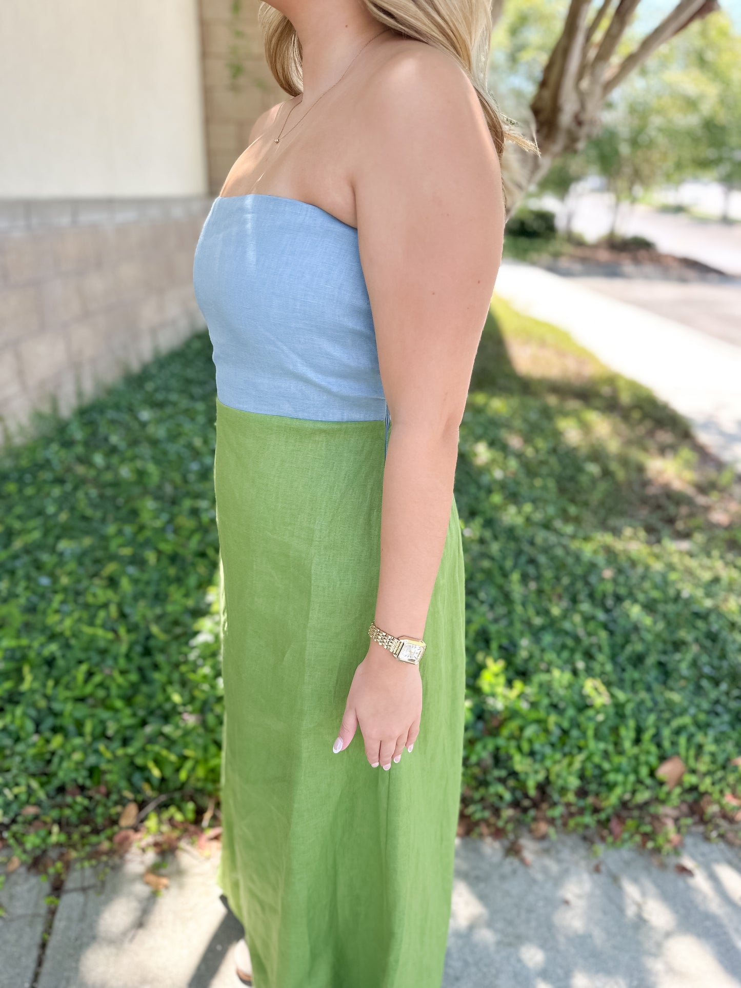 Hailey Colorblock Maxi Dress
