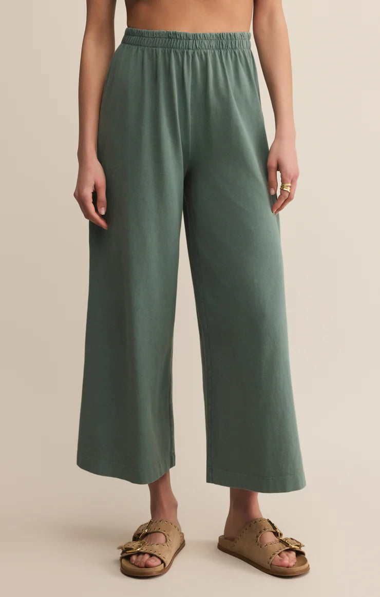 Scout Jersey Flare Pant - Hunter Green