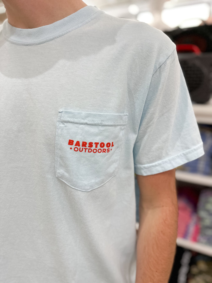 Barstool Outdoors 6-Pack S/S Pocket T-Shirt - Chambray