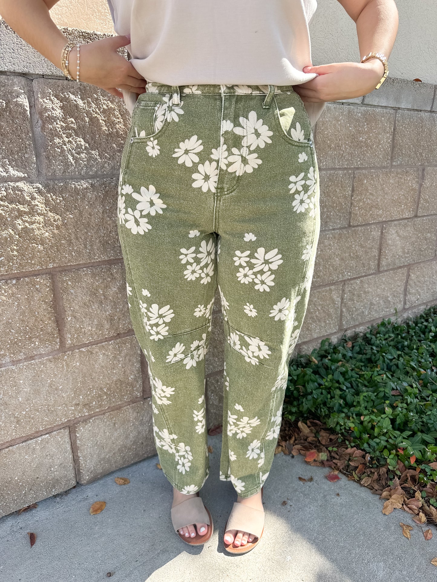 Elena Printed Jeans