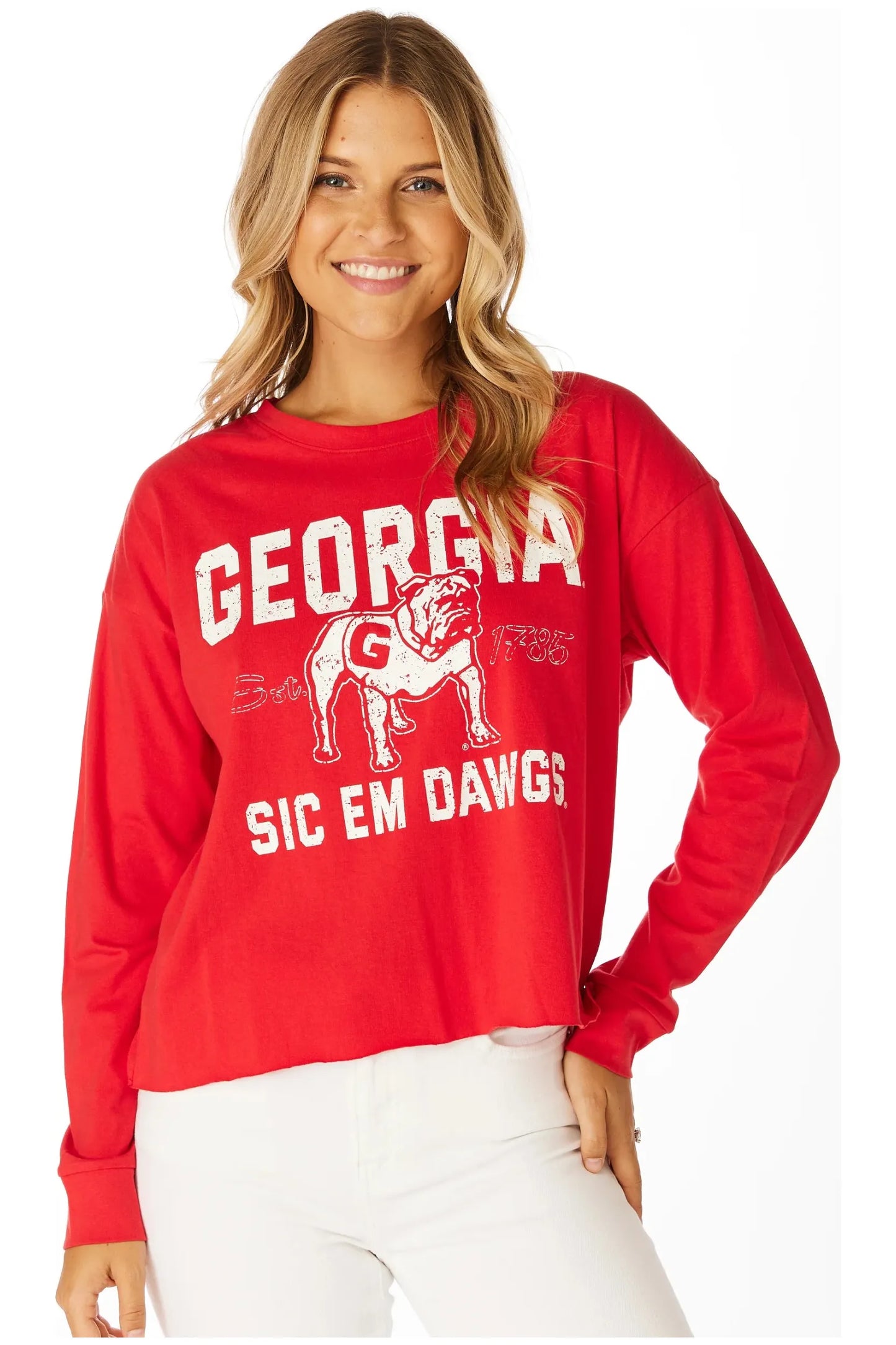 The Georgia Boxy Long Sleeve Tee