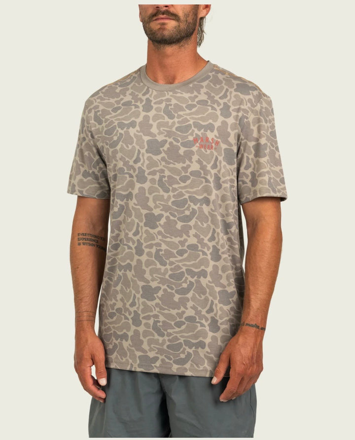 Marsh Wear Men’s Stackhouse Hagood S/S T-Shirt - Khaki Mallard Camo