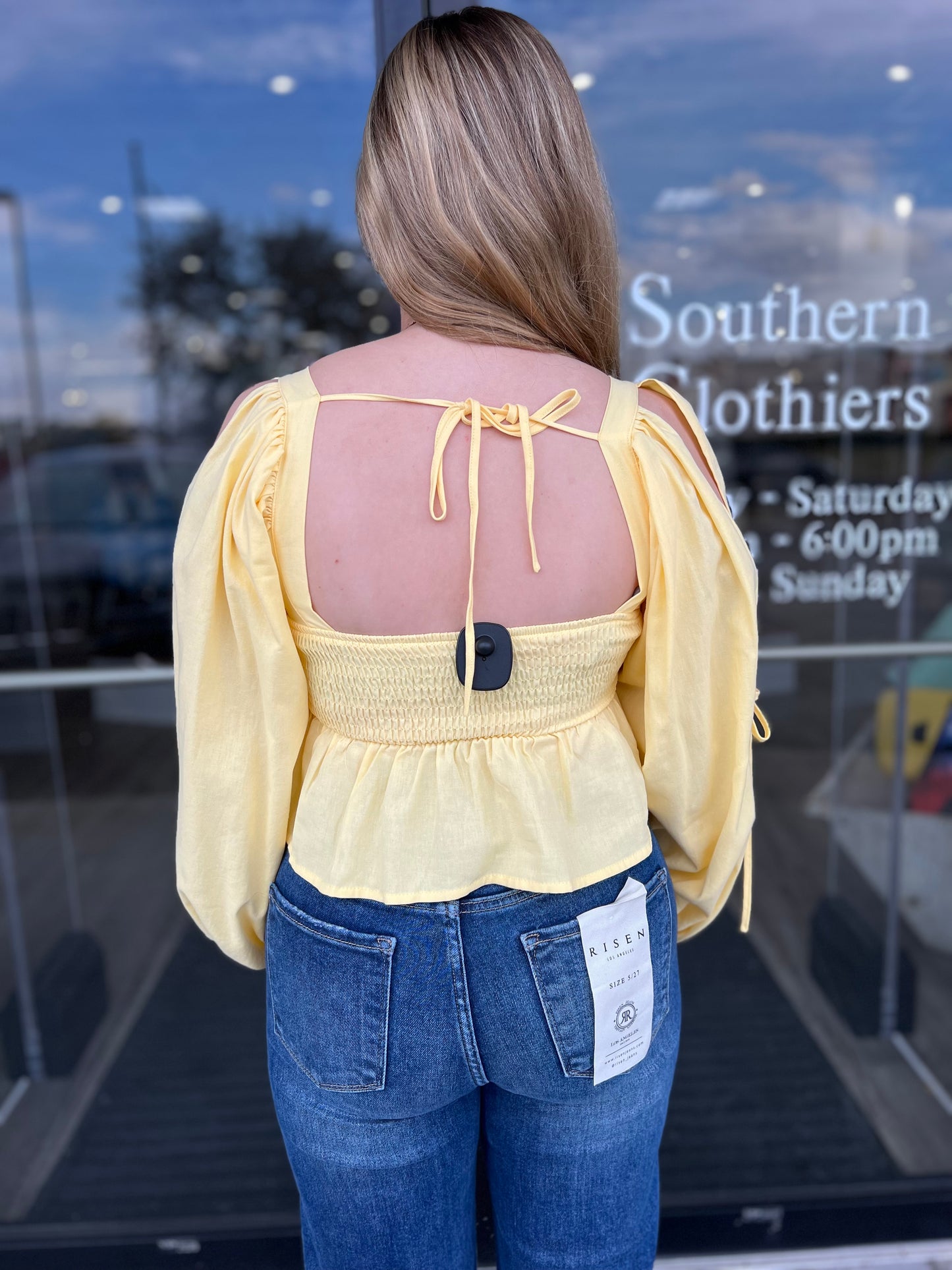 Cold Shoulder Long Sleeve Top