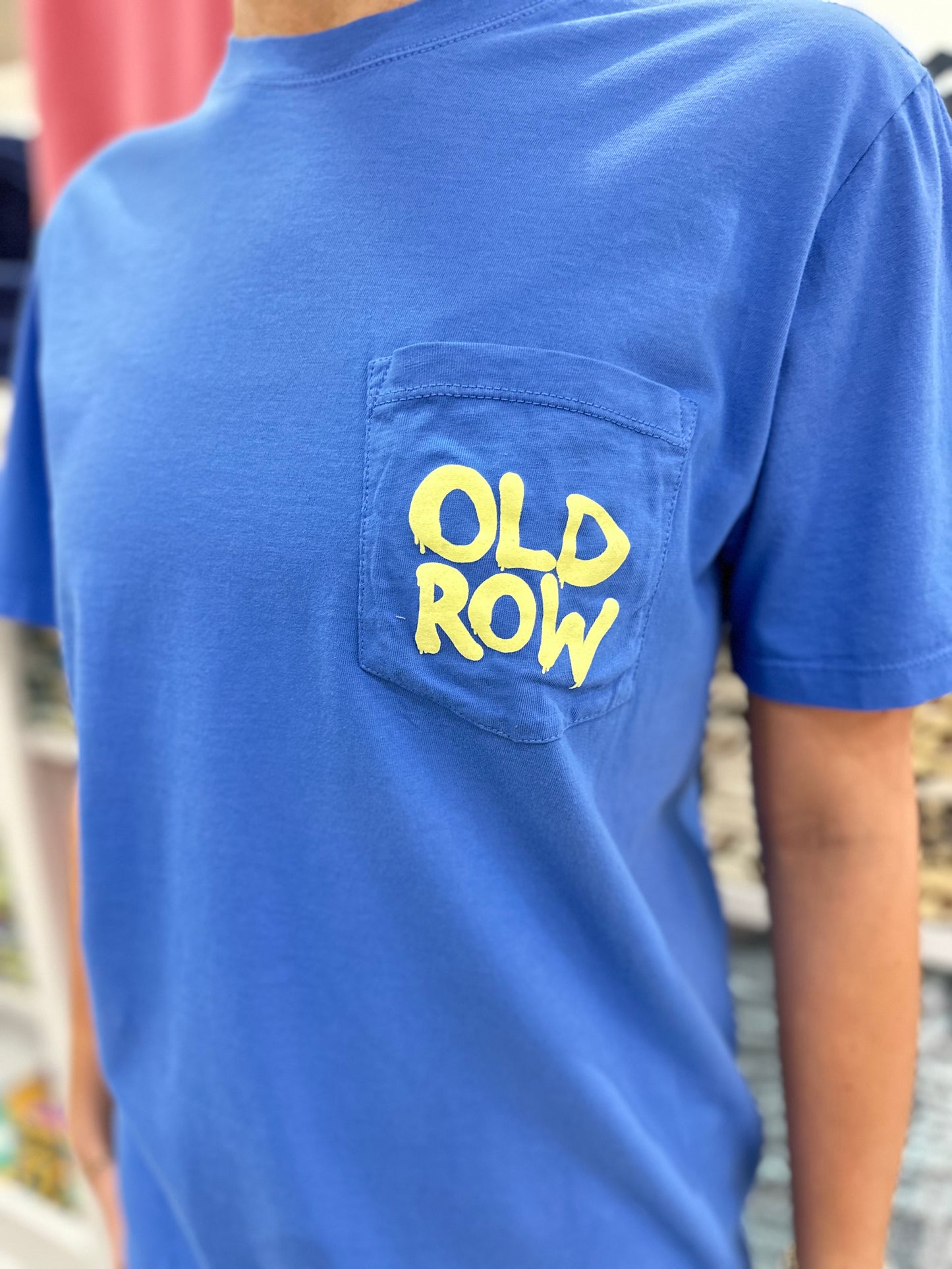 Old Row The Smiley Face 2.0 Pocket S/S T-Shirt - Marine