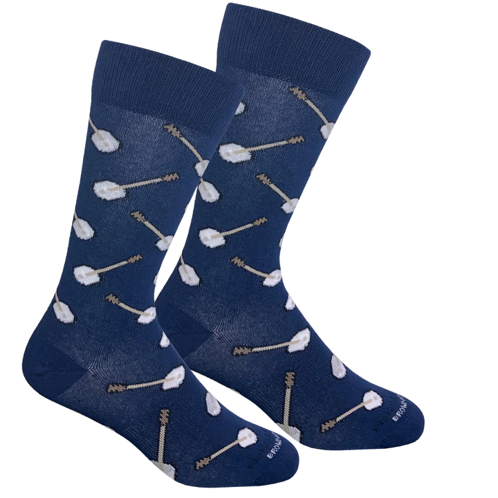 Brown Dog Socks - Dueling Banjos Insignia Blue