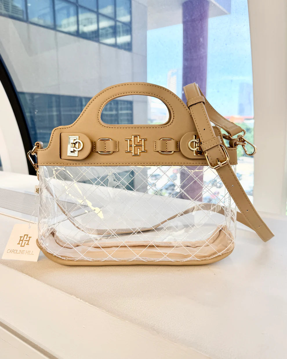 CH Ivy Clear Bag- Nude