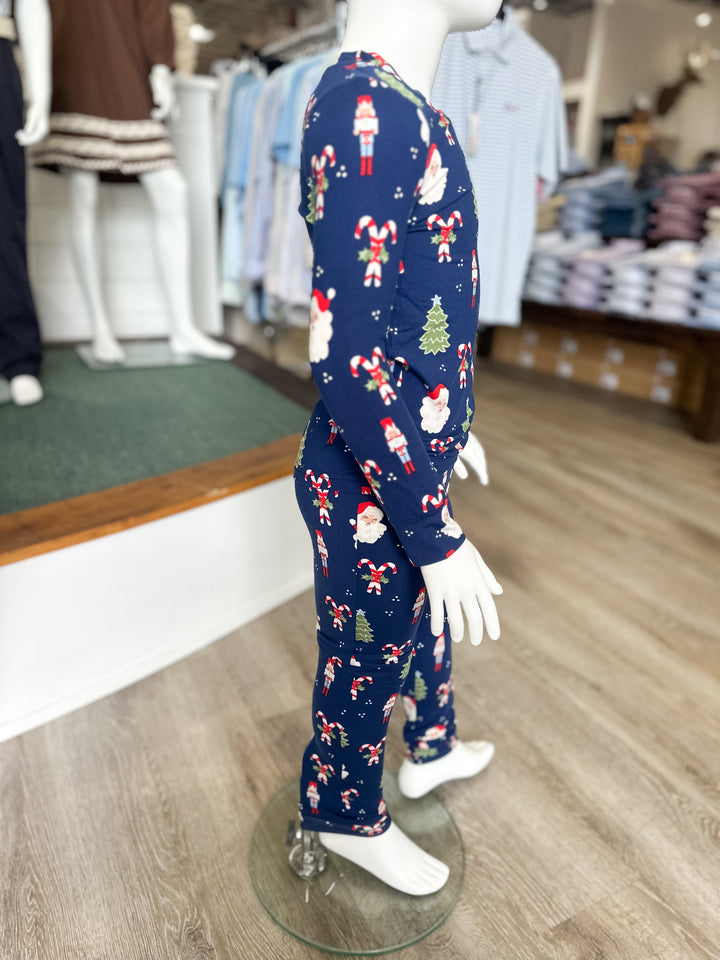 MS Toddler PJ Pant Set - Peppermint Pines