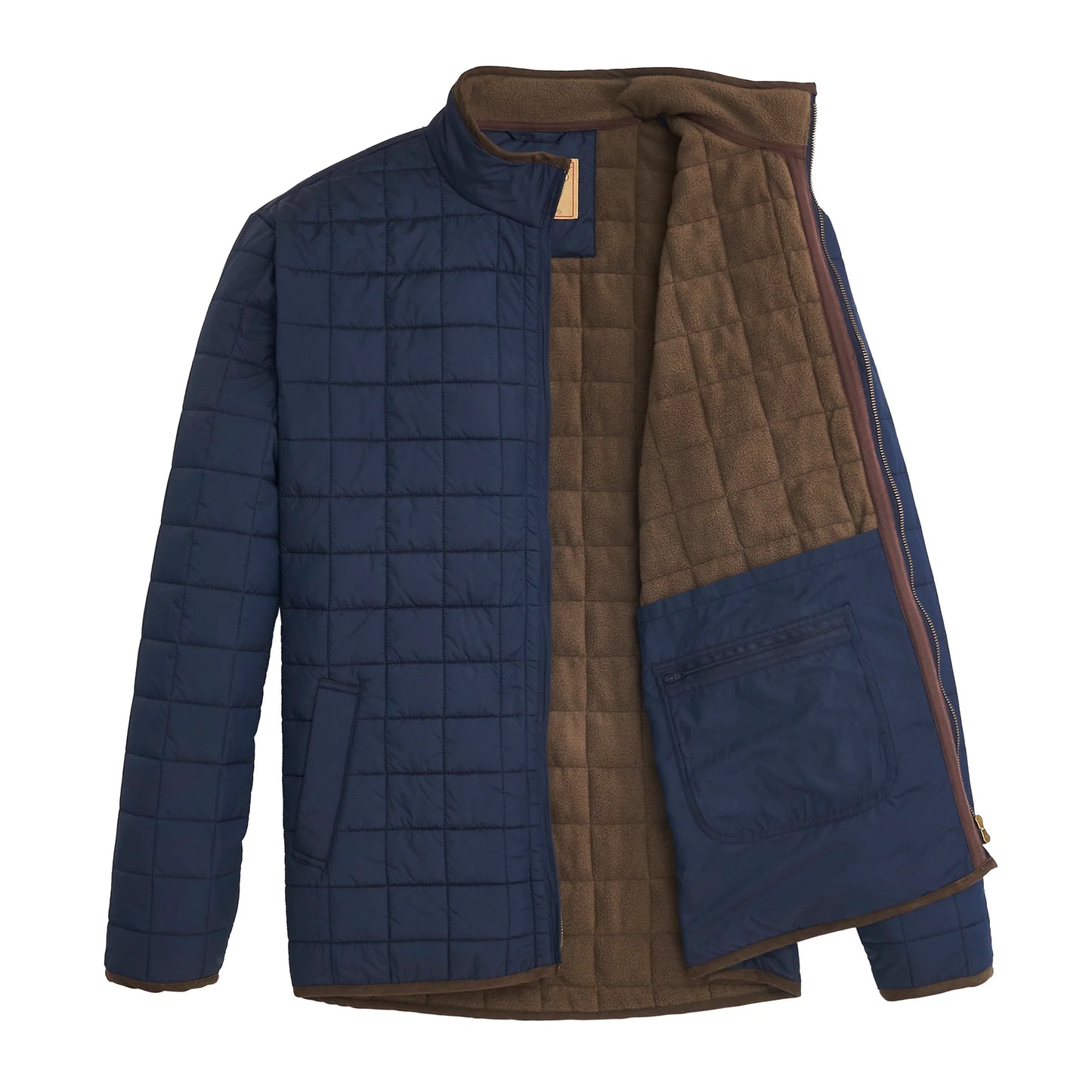 Onward Reserve Grid Quilted Jacket - Classic Navy