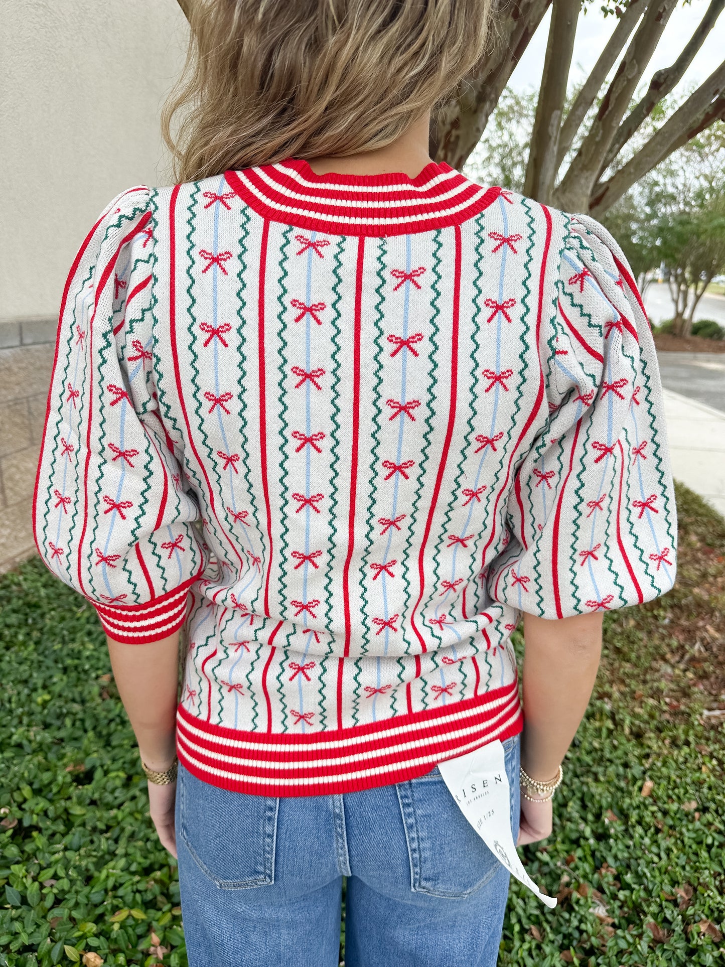 MS Faith Sweater - Ivory In The Bow