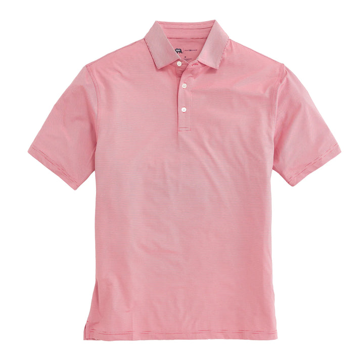 Onward Reserve Hairline Stripe Polo - Red