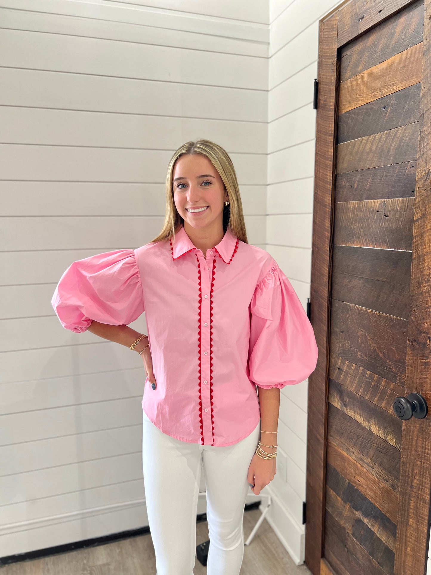 Ric-Rac Trim Top
