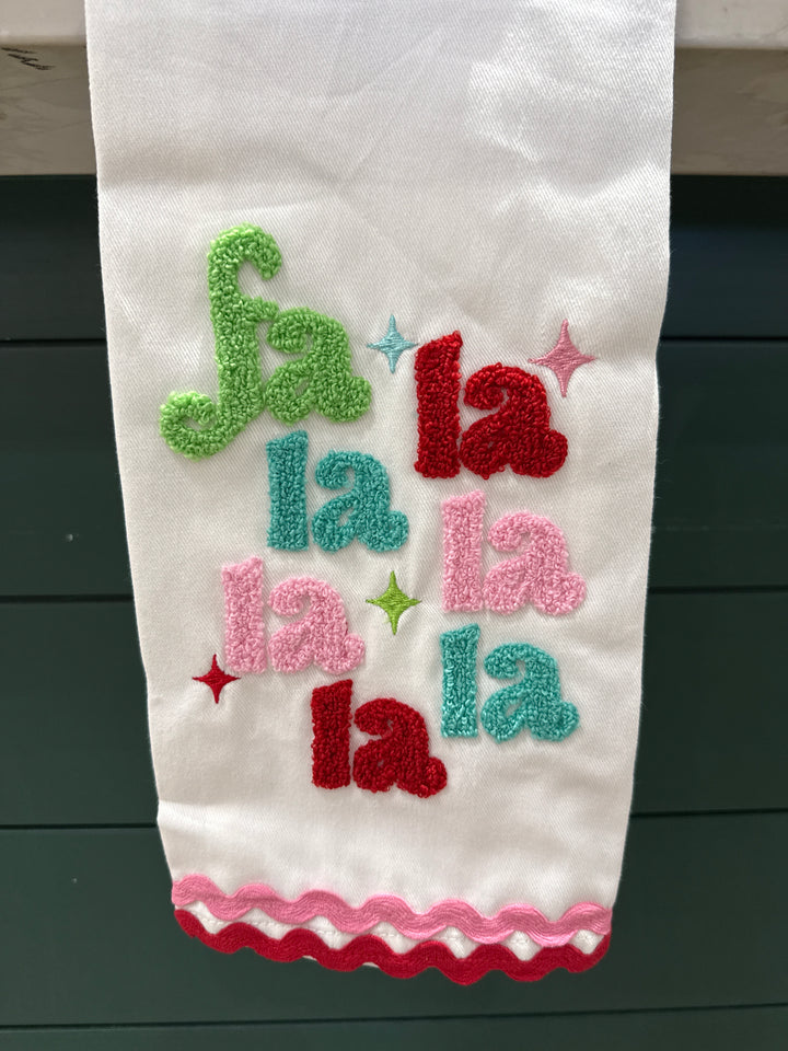 MS Holiday Tea Towel - Fa La La La La