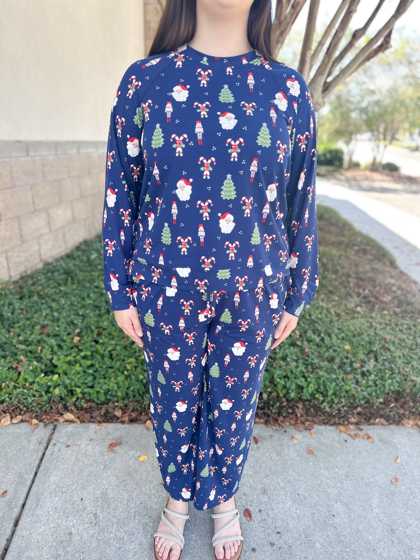 MS Annie PJ Pant Set - Peppermint Pine