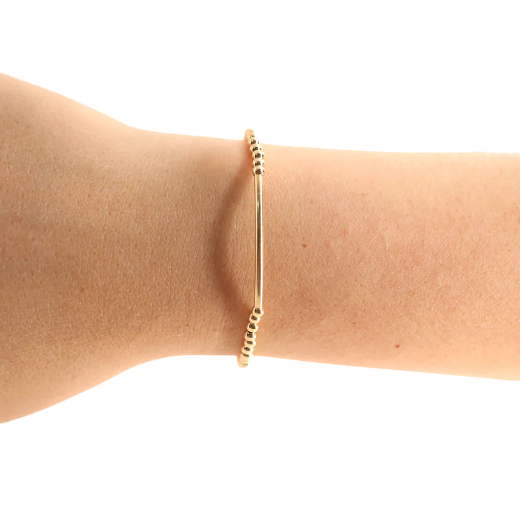 Beaded Blondes Bar Bracelet