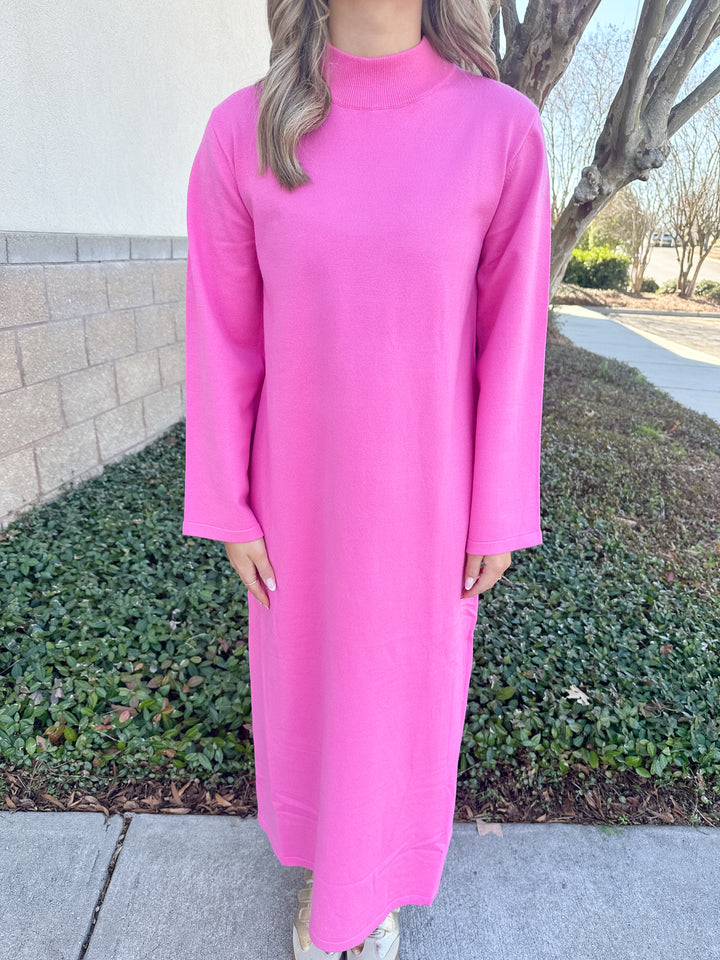 Pamela Sweater Dress - Pink