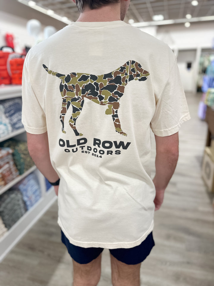 Old Row Outdoors Pointer S/S Pocket T-Shirt - Ivory