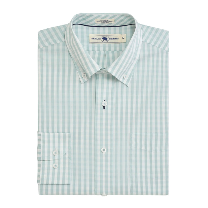 Onward Reserve Butler Classic Fit Quad Button-Down - Surf