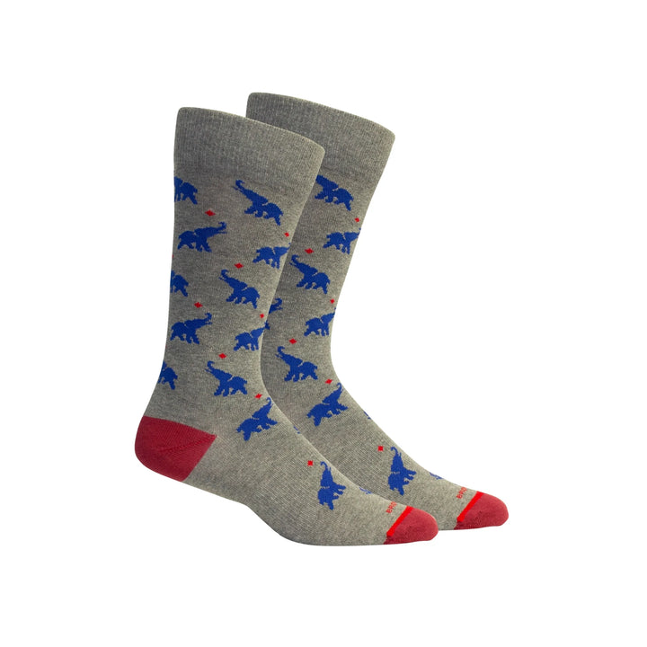Brown Dog Socks - Reagan Light Grey Heather