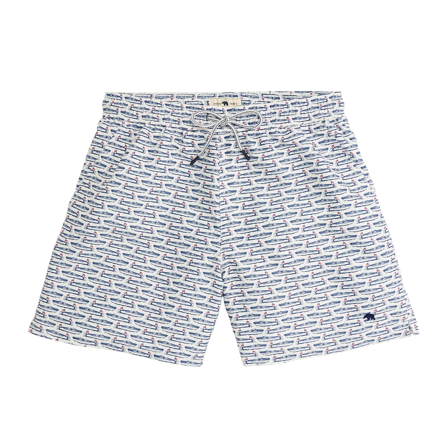 Onward Reserve Float Your Boat Swim Trunk - White