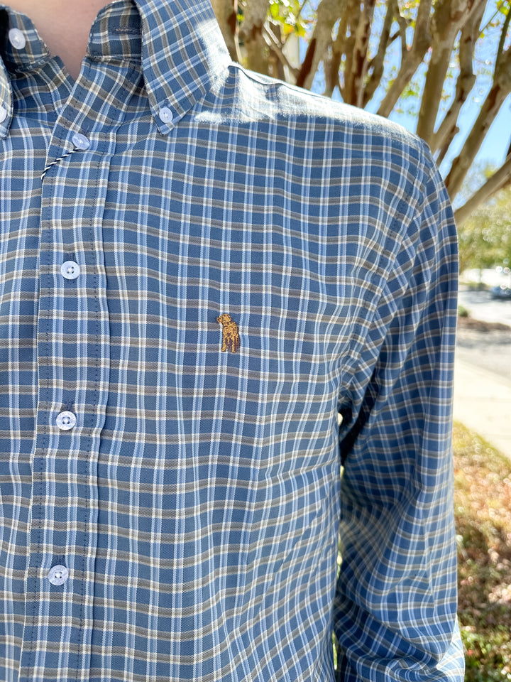 S. Casanova F25 Ransom Plaid Button Down