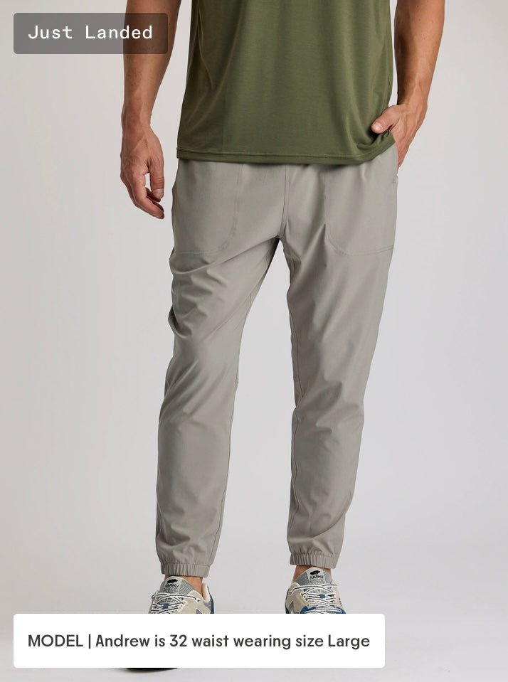FreeFly Men’s Active Breeze Jogger - Cement
