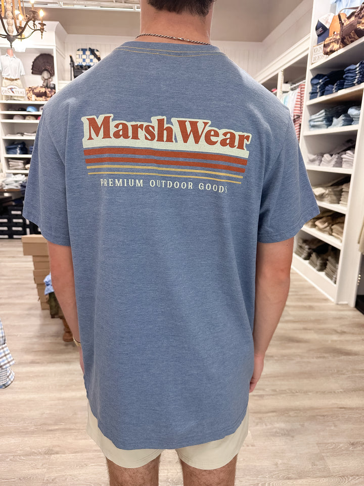 Marsh Wear Men’s S26 Gradient S/S T-Shirt - Bluefin Heather