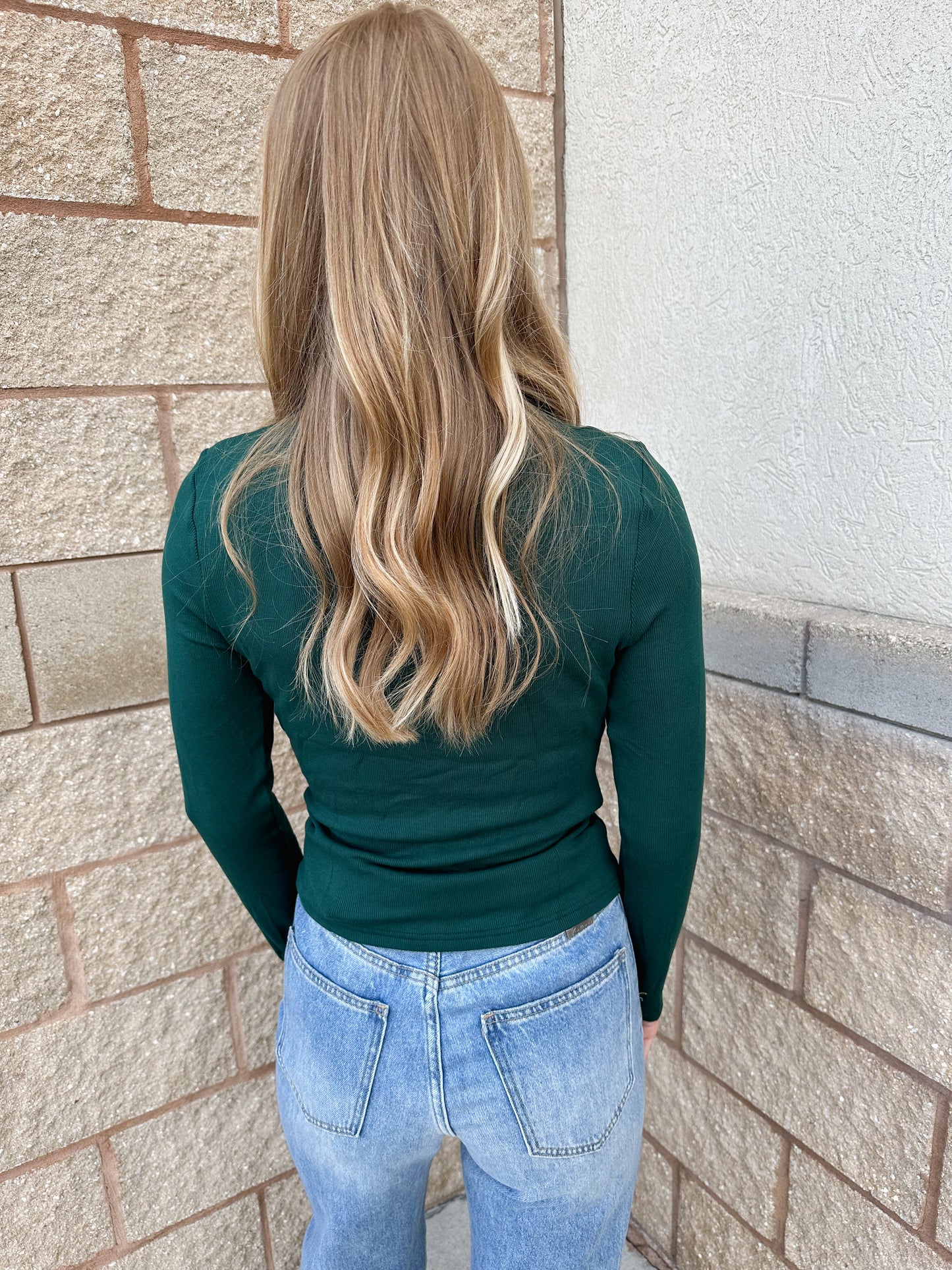 The Lindsey Top: Green