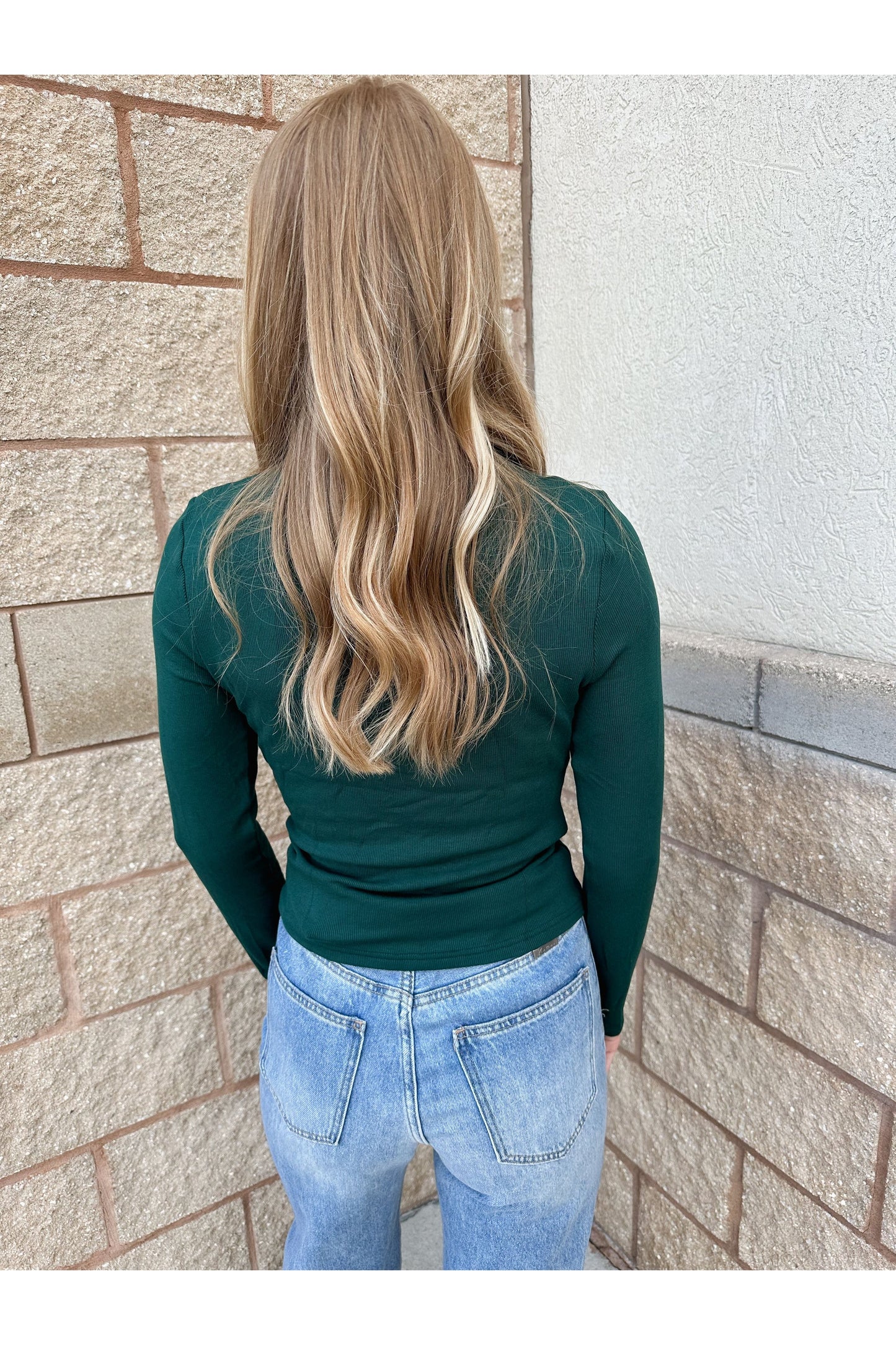 The Lindsey Top: Green