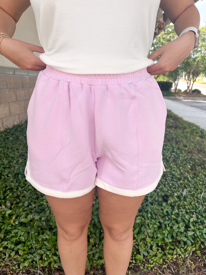 Maxine Pintuck Short - Pink