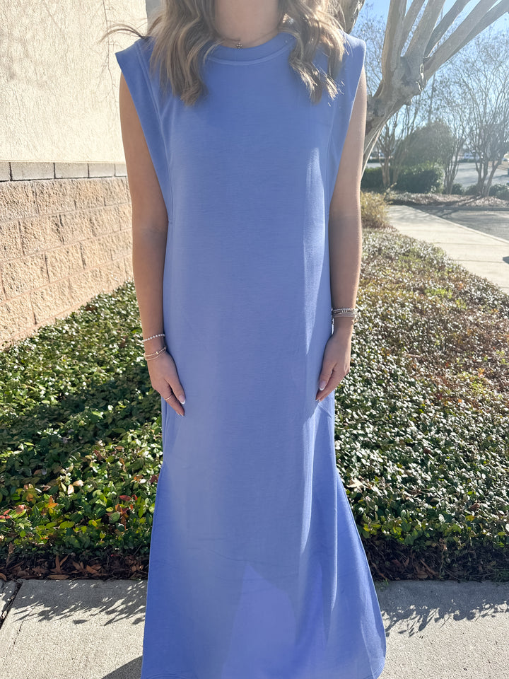 Brenda Basic Maxi - Blue
